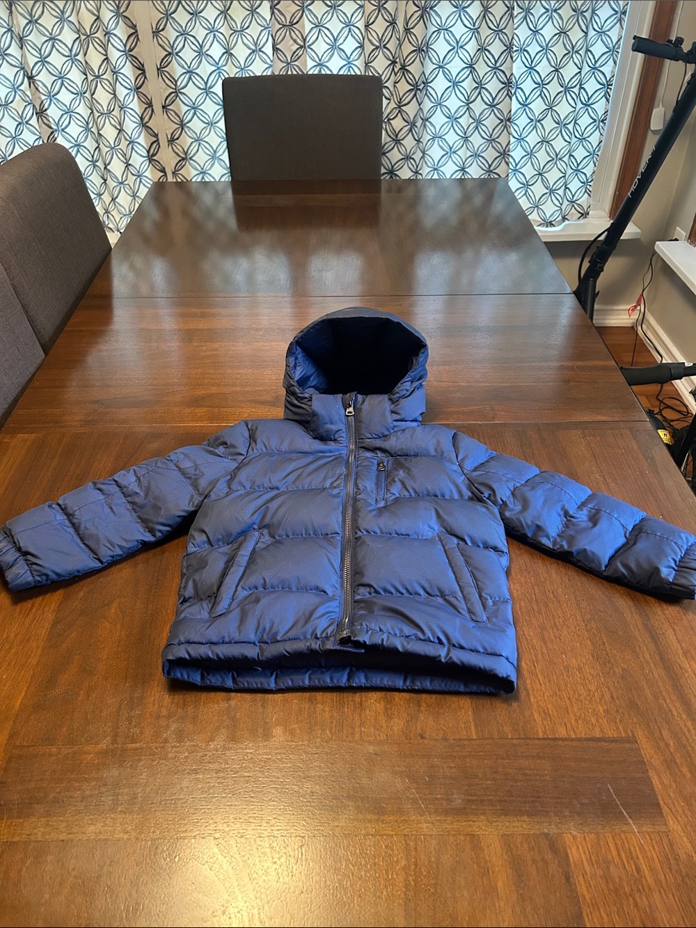 Polo by Ralph Lauren Navy Hooded Puffer Jacket